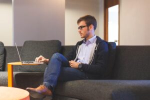 entrepreneur, start-up, man, planning, business, office, businessman, young, corporate, working, company, freelance, freelancer, notepad, notebook, sitting, couch, casual, man, man, man, man, man, business, business, office